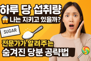 하루 당 섭취량